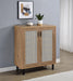 Teller 2-door Shoe Storage Cabinet Natural Oak - Time 2 Sleep (West Covina, CA)
