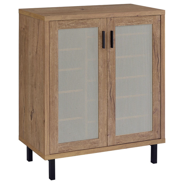 Teller 2-door Shoe Storage Cabinet Natural Oak - Time 2 Sleep (West Covina, CA)