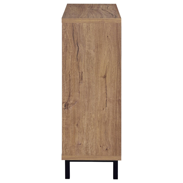 Teller 2-door Shoe Storage Cabinet Natural Oak - Time 2 Sleep (West Covina, CA)