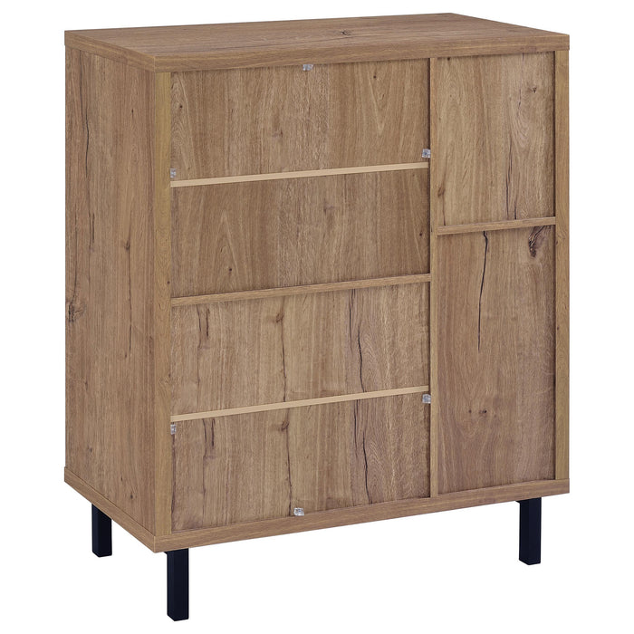 Teller 2-door Shoe Storage Cabinet Natural Oak - Time 2 Sleep (West Covina, CA)