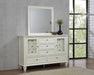 Sandy Beach Rectangular Dresser Mirror Cream White - Time 2 Sleep (West Covina, CA)