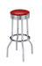 Theodore Upholstered Top Bar Stools Red and Chrome (Set of 2) - Time 2 Sleep (West Covina, CA)