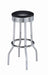 Theodore Upholstered Top Bar Stools Black and Chrome (Set of 2) - Time 2 Sleep (West Covina, CA)