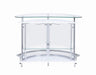 Amarillo 2-tier Bar Unit White and Chrome - Time 2 Sleep (West Covina, CA)