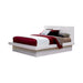 Jessica Eastern King Platform Bed with Rail Seating White - Time 2 Sleep (West Covina, CA)