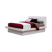 Jessica Queen Platform Bed with Rail Seating White - Time 2 Sleep (West Covina, CA)