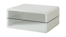 Elana Rectangle 2-shelf Coffee Table Glossy White - Time 2 Sleep (West Covina, CA)