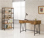 Analiese 3-drawer Writing Desk Antique Nutmeg and Black - Time 2 Sleep (West Covina, CA)