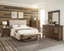 Devon Tufted Upholstered California King Bed Beige - Time 2 Sleep (West Covina, CA)