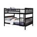 Chapman Full Over Full Bunk Bed Black - Time 2 Sleep (West Covina, CA)