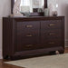 Kauffman 6-drawer Dresser Dark Cocoa - Time 2 Sleep (West Covina, CA)