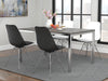 Juniper Armless Dining Chairs Black and Chrome (Set of 2) - Time 2 Sleep (West Covina, CA)