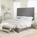 Camille Tall Tufted Queen Bed Grey - Time 2 Sleep (West Covina, CA)