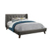 Carrington Button Tufted Eastern King Bed Grey - Time 2 Sleep (West Covina, CA)