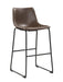 Michelle Armless Bar Stools Two-tone Brown and Black (Set of 2) - Time 2 Sleep (West Covina, CA)