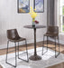 Michelle Armless Bar Stools Two-tone Brown and Black (Set of 2) - Time 2 Sleep (West Covina, CA)