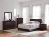 Dorian Upholstered Queen Bed Brown - Time 2 Sleep (West Covina, CA)