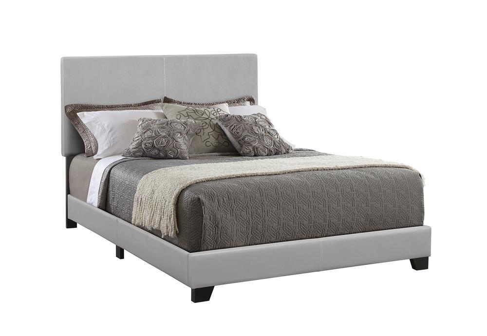 Dorian Upholstered California King, E.King, & Queen Bed Black, Brown, & Grey - Time 2 Sleep (West Covina, CA)