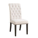 Alana Upholstered Side Chairs Beige and Smokey Black (Set of 2) - Time 2 Sleep (West Covina, CA)