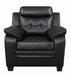 Finley Tufted Upholstered Chair Black - Time 2 Sleep (West Covina, CA)