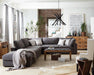 Lamont Rectangular Upholstered Bench Natural and Navy - Time 2 Sleep (West Covina, CA)