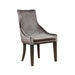 Phelps Upholstered Demi Wing Chairs Grey (Set of 2) - Time 2 Sleep (West Covina, CA)