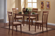 Robles 5-piece Dining Set Chestnut and Tan - Time 2 Sleep (West Covina, CA)