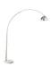 Krester Arched Floor Lamp Brushed Steel and Chrome - Time 2 Sleep (West Covina, CA)