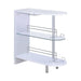 Adolfo 3-tier Bar Table Glossy White and Clear - Time 2 Sleep (West Covina, CA)