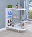 Adolfo 3-tier Bar Table Glossy White and Clear - Time 2 Sleep (West Covina, CA)