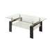 Dyer Tempered Glass Coffee Table with Shelf Black - Time 2 Sleep (West Covina, CA)
