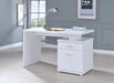 Irving 2-drawer Office Desk with Cabinet White - Time 2 Sleep (West Covina, CA)