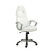 Bruce Adjustable Height Office Chair White and Silver - Time 2 Sleep (West Covina, CA)