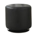 Bowman Round Upholstered Ottoman Black - Time 2 Sleep (West Covina, CA)