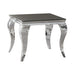 Luna Square End Table Chrome and Black - Time 2 Sleep (West Covina, CA)