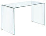 Ripley Glass Writing Desk Clear - Time 2 Sleep (West Covina, CA)