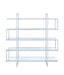Elmer 5-shelf Bookcase Chrome and Clear - Time 2 Sleep (West Covina, CA)