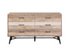 Marlow 6-drawer Dresser Rough Sawn Multi - Time 2 Sleep (West Covina, CA)