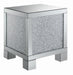 Gillian Square End Table Silver and Clear Mirror - Time 2 Sleep (West Covina, CA)