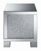 Gillian Square End Table Silver and Clear Mirror - Time 2 Sleep (West Covina, CA)