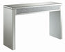 Gillian Rectangular Sofa Table Silver and Clear Mirror - Time 2 Sleep (West Covina, CA)