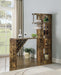 Belvedere 5-shelf Bar Table Storage Antique Nutmeg - Time 2 Sleep (West Covina, CA)