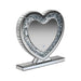 Euston Heart Shape Table Mirror Silver - Time 2 Sleep (West Covina, CA)