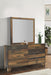 Sidney Square Dresser Mirror Rustic Pine - Time 2 Sleep (West Covina, CA)