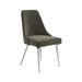 Cabianca Curved Back Side Chairs Grey (Set of 2) - Time 2 Sleep (West Covina, CA)