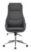 Cruz Upholstered Office Chair with Padded Seat Grey and Chrome - Time 2 Sleep (West Covina, CA)