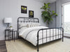 Packlan Eastern King Metal Panel Bed Matte Black - Time 2 Sleep (West Covina, CA)