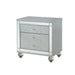Gunnison 2-drawer Nightstand Silver Metallic - Time 2 Sleep (West Covina, CA)