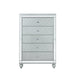 Gunnison 5-drawer Chest Silver Metallic - Time 2 Sleep (West Covina, CA)