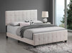 Fairfield Queen Upholstered Panel Bed Beige - Time 2 Sleep (West Covina, CA)